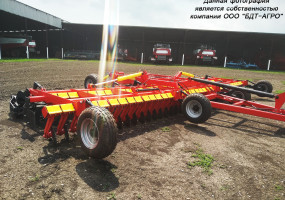 Борона дисковая БАРСУК на стойке с эластомерами производства БДТ-АГРО