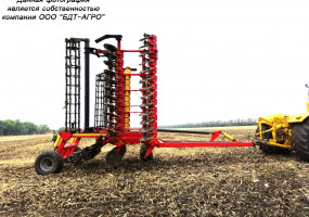 Борона дисковая БАРСУК на стойке с эластомерами производства БДТ-АГРО