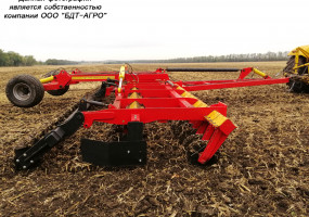 Борона дисковая БАРСУК на стойке с эластомерами производства БДТ-АГРО