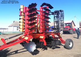 Борона дисковая БДМ-В КОРТЕС на стойке с эластомерами производства БДТ-АГРО