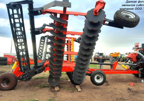Борона дисковая БДМ-В КОРТЕС на стойке с эластомерами производства БДТ-АГРО