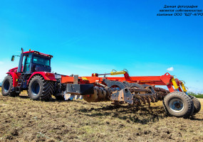 Борона дисковая БДМ-В КОРТЕС на стойке с эластомерами производства БДТ-АГРО