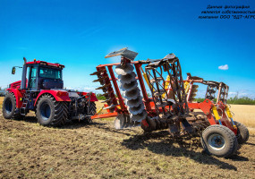 Борона дисковая БДМ-В КОРТЕС на стойке с эластомерами производства БДТ-АГРО
