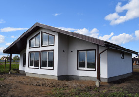 Строительство каркасно-панельного дома