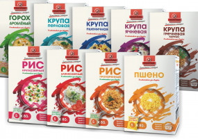 Крупы в пакетиках для варки 400г. Способ варки позволяет готовить без потерь. Быстрое и простое приготовление.Экономия времени. 