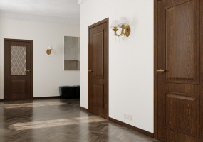 Звукоизоляционные и огнестойкие двери серии Диана (шпон). Для дома, офиса, отеля.