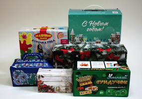Упаковка для игрушек и новогодних подарков