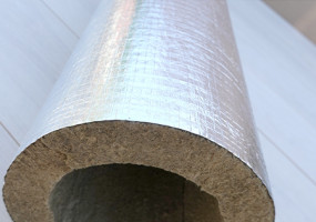 Кашированные минераловатные цилиндры