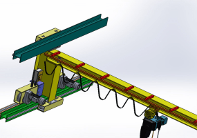 Кран консольный передвижной