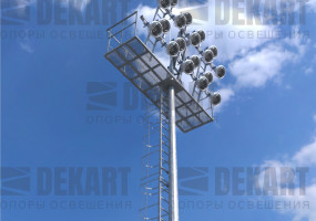 Мачта освещения со стационарной короной