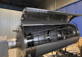 Отделитель сыворотки барабанного типа