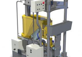 Установка для ремонта поглощающих аппаратов (одна позиция)