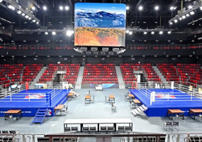 Соревновательный боксерский ринг TARGEX, помост 1м