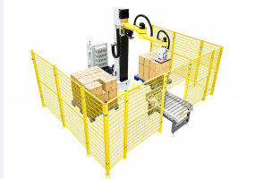 Колонный робот-манипулятор (укладчик / паллетайзер) для коробок