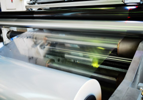 Резка БОПП-пленки