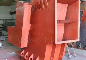 Горелка пылеугольная для парового котла.  Изготавливаем пылеугольные горелки, которые служат для организованного ввода угольной пыли и воздуха в топку. 