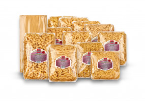 Макароны "Элитпак"- это выгодное сочетание высокого качества и низкой цены. Фасуется весом 3кг, 0,9кг, 0,75кг и0,5кг.