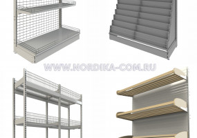Торговые стеллажи 25 серия от производителя ООО "СТЕЛЛАЖНЫЕ СИСТЕМЫ"