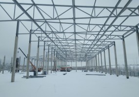 металлоконструкции каркаса здания