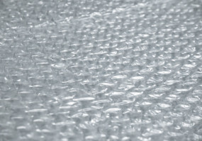 Воздушно-пузырчатая пленка прозрачная, амортизирующий материал для логистики