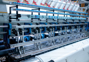 Оборудование стегания тканей, ниточная стежка