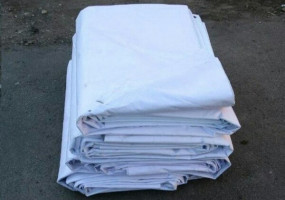 тент пвх белый