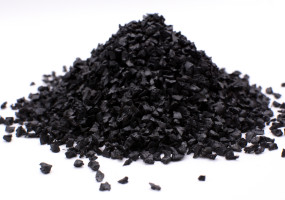 Резиновая крошка черная