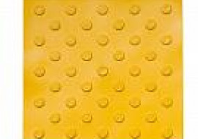 Тактильная плитка с конусообразным рифом (диагональный порядок), 6 мм, 300*300 мм 