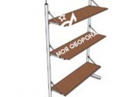 Унифицированные нары металлические трехъярусные односторонние сборно-разборные для защитных сооружений гражданской обороны НР131 (Тип «IV» серия В-948.00.00.000) ТУ 31.09.11-007-32388394-2018.  Более подробно на сайте ООО "Моя оборона"  https://oborona.top 