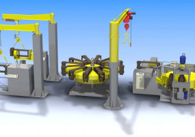 Механизированный комплекс для ремонта поглощающих аппаратов