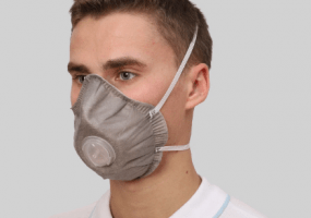 МИРА ММК3+В – ПОЛУМАСКА ФИЛЬТРУЮЩАЯ (РЕСПИРАТОР) МНОГОРАЗОВАЯ, ФОРМОВАННАЯ Класс защиты: FFP3 Клапан выдоха: Есть Использование: Многоразовая R