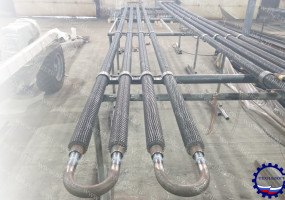 Змеевики из оребренной трубы. Пакеты змеевиков экономайзера и пароперегревателя