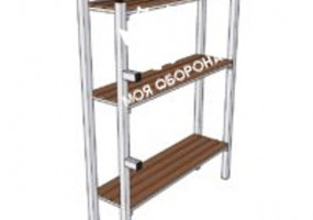 Унифицированные нары металлические трехъярусные односторонние сборно-разборные для защитных сооружений гражданской обороны НР33 (Тип«VI» серия В-950.00.00.000) ТУ 31.09.11-007-32388394-2018. Более подробно на сайте ООО "Моя оборона"  https://oborona.top 