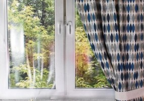 Шторы изо льна и хлопка