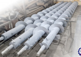 Шнек, шнековый транспортер, витки, перья, сегменты шнека