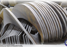 Шнек, шнековый транспортер, витки, перья, сегменты шнека