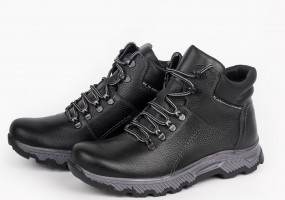 Зимние мужские ботинки из натуральной кожи