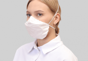 МИРА 1013 – ПОЛУМАСКА ФИЛЬТРУЮЩАЯ (РЕСПИРАТОР) ОДНОРАЗОВАЯ, НЕФОРМОВАННАЯ Класс защиты: FFP3 Клапан выдоха: Нет Использование: Одноразовая NR