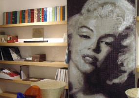 Мэрилин Монро картина из мозаики