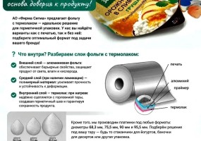фольга с термолаком