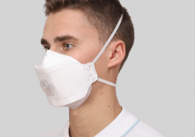 МИРА МК3 – ПОЛУМАСКА ФИЛЬТРУЮЩАЯ (РЕСПИРАТОР) ОДНОРАЗОВАЯ, СКЛАДНАЯ, ТРЕХПАНЕЛЬНАЯ Класс защиты: FFP3 Клапан выдоха: Есть Использование: Одноразовая NR