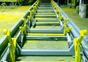 Повышенный путь механизированный (накопитель колесных пар)