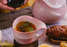 Кружка Цветок Фригг 200мл и Чайник Цветок Фригг 750мл серия Рассвет над Имладрис