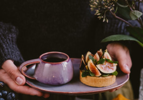 Кружка Вулкан 200мл и блюдце овальное серия Туманный Лориэн