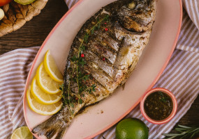 Рыбная тарелка 28см серия Рассвет над Имладрис