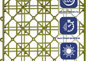 Уличное покрытие «Геопласт», 16 мм, 300*300 мм 