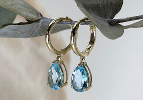 Золотые серьги