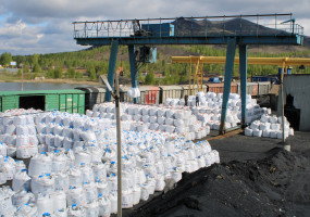 Производственная мощность Завода КАЗ – до 25 000 тонн шлакового песка в месяц.