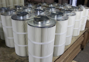 Производство воздушных фильтрующих элементов на фабрике фильтров "BaltiK."