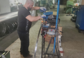 Ленточная пила. Сварка в кольцо по размерам Заказчика.